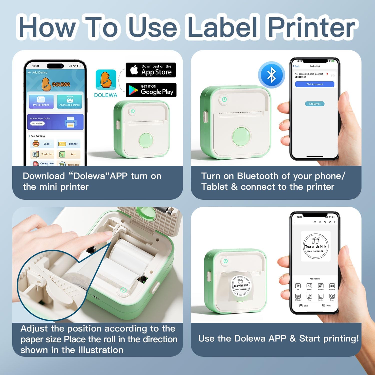 DOLEWA D5 Label Maker Inkless  - огляд і ціна Commercial Photo Printer