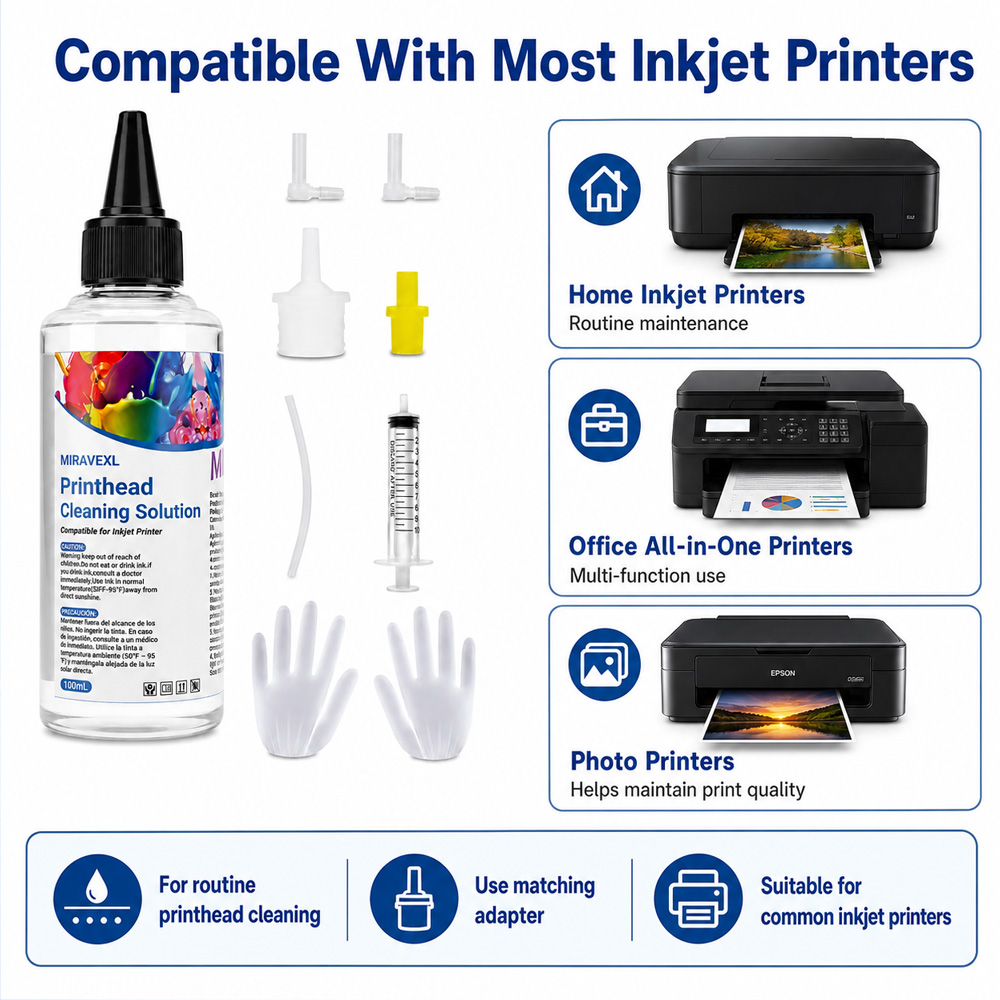 MIRAVEXL Printhead Cleaning So - огляд і ціна Sublimation Ink 100Ml