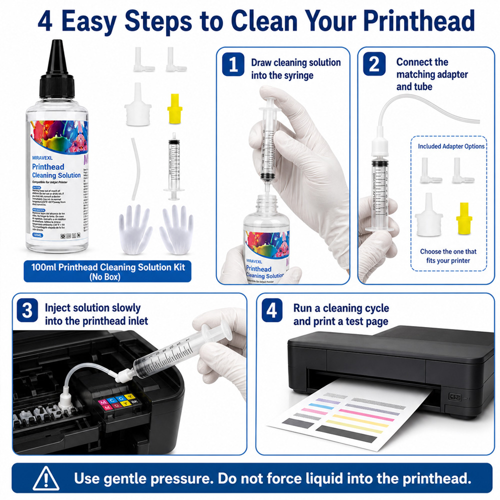 MIRAVEXL Printhead Cleaning So - огляд і ціна Sublimation Ink 100Ml