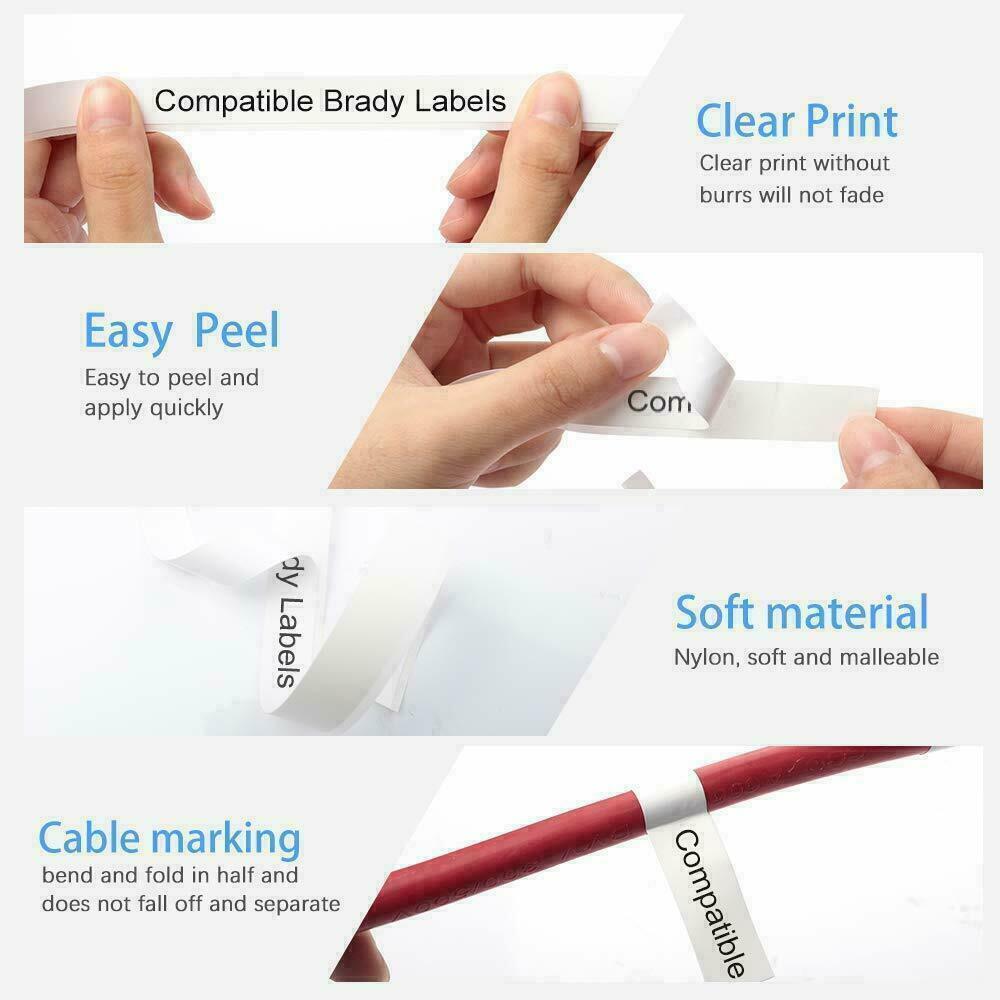 1-10PK Compatible for Brady BM - огляд і ціна Heat Transfer Vinyl Roll