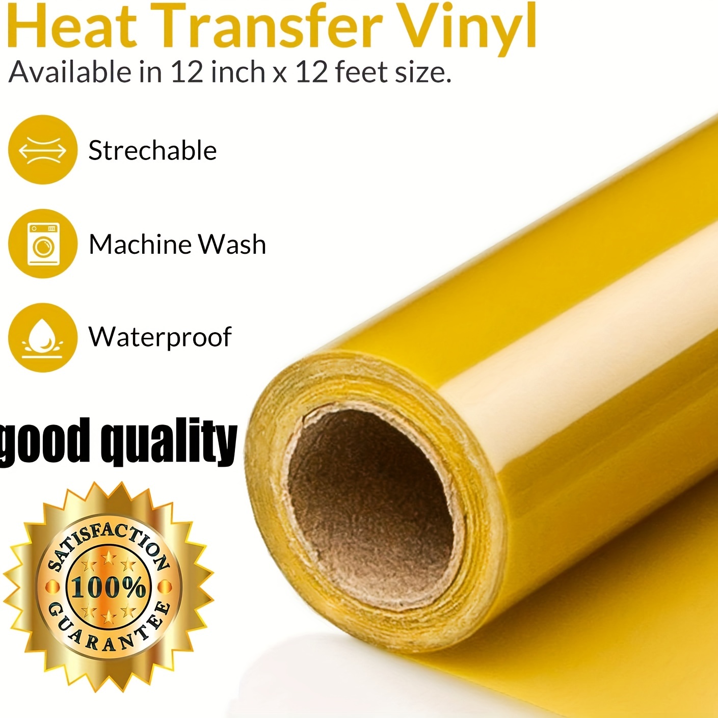 HTV Heat Transfer Vinyl 12Inch - огляд і ціна Heat Transfer Vinyl Roll