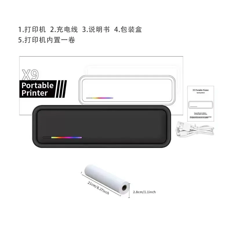 Hot Sale X9 Portable Inkless W - огляд і ціна Commercial Photo Printer