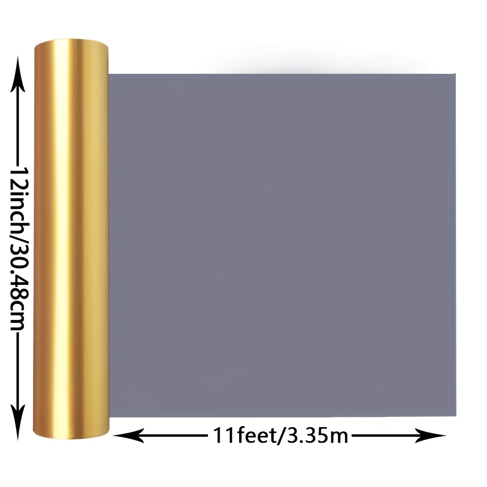 1 Pack, PU Soft Metal Heat Tra - огляд і ціна Heat Transfer Vinyl Roll