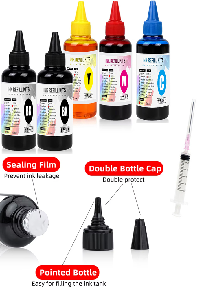 100ml Universal Dye Ink BK C M - огляд і ціна Sublimation Ink 100Ml