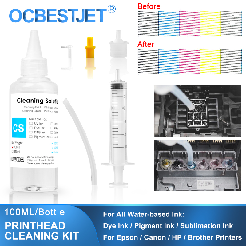 100ML Cleaning Solution Liquid - огляд і ціна Sublimation Ink 100Ml