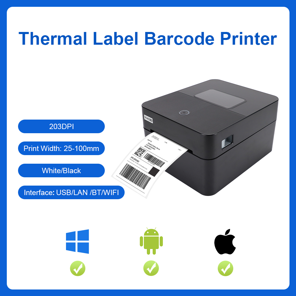 YHDAA 4 Inch Thermal Shipping  - огляд і ціна Commercial Printing Options
