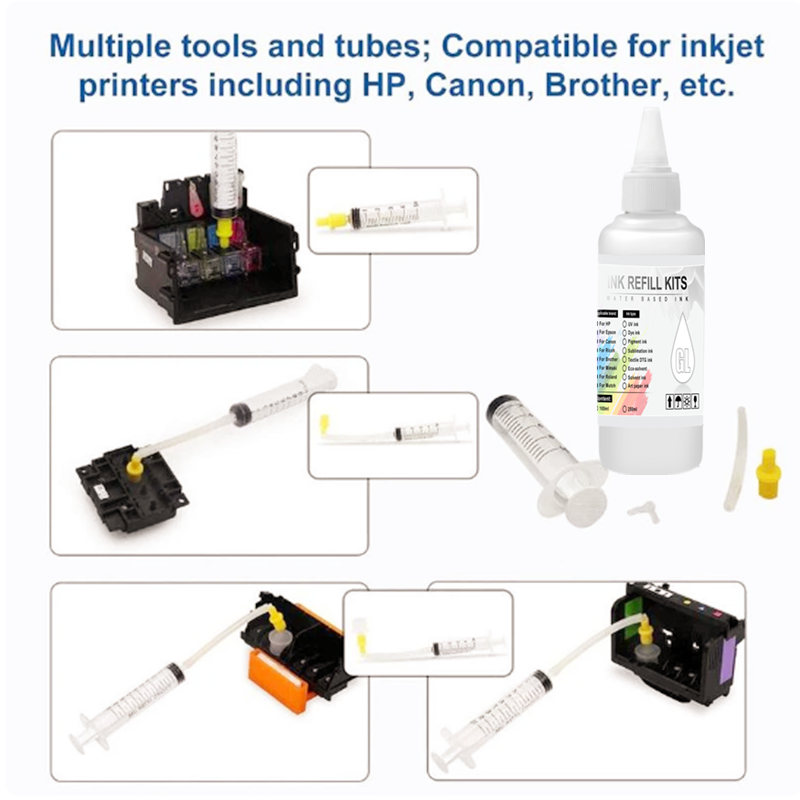 100ml/PC Cleaning Liquid Kit F - огляд і ціна Sublimation Ink 100Ml